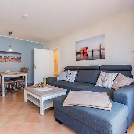 Strandnixe 204 Mit 2 Schlafzimmer, Fahrstuhl, 3 X Tv Und Westbalkon,geschirrspueler , Pkw Stellplatz, Wlan ! *